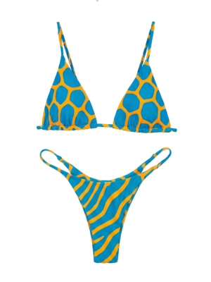 XEACH Animal Print Bikini Swimwear