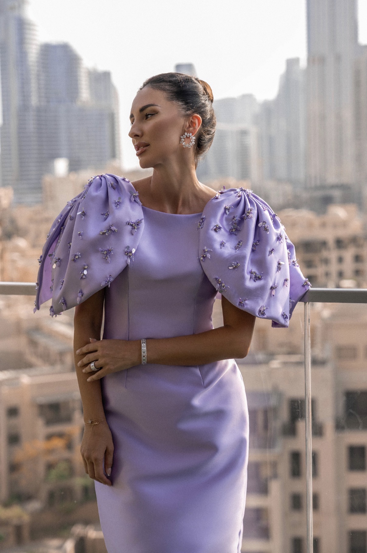 Silvas Dresses Purple Gown Dress - Image 5
