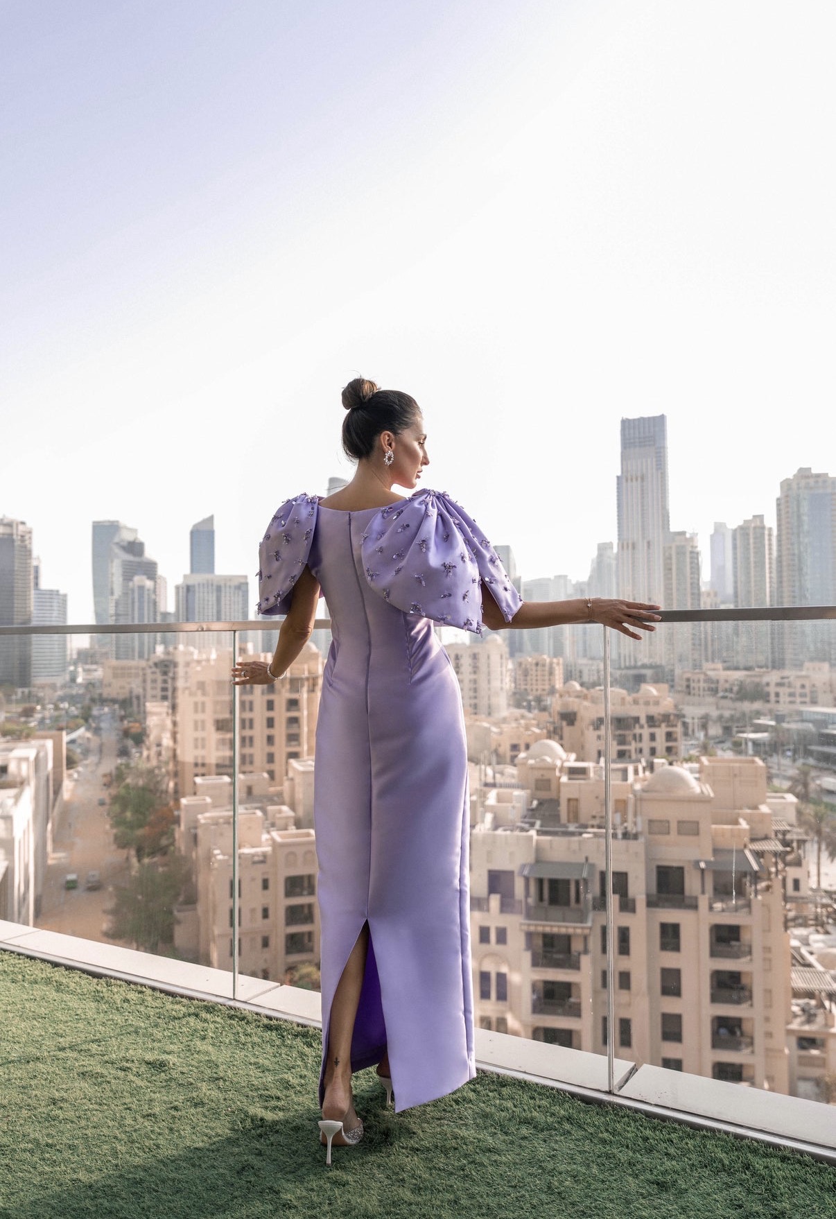 Silvas Dresses Purple Gown Dress - Image 6