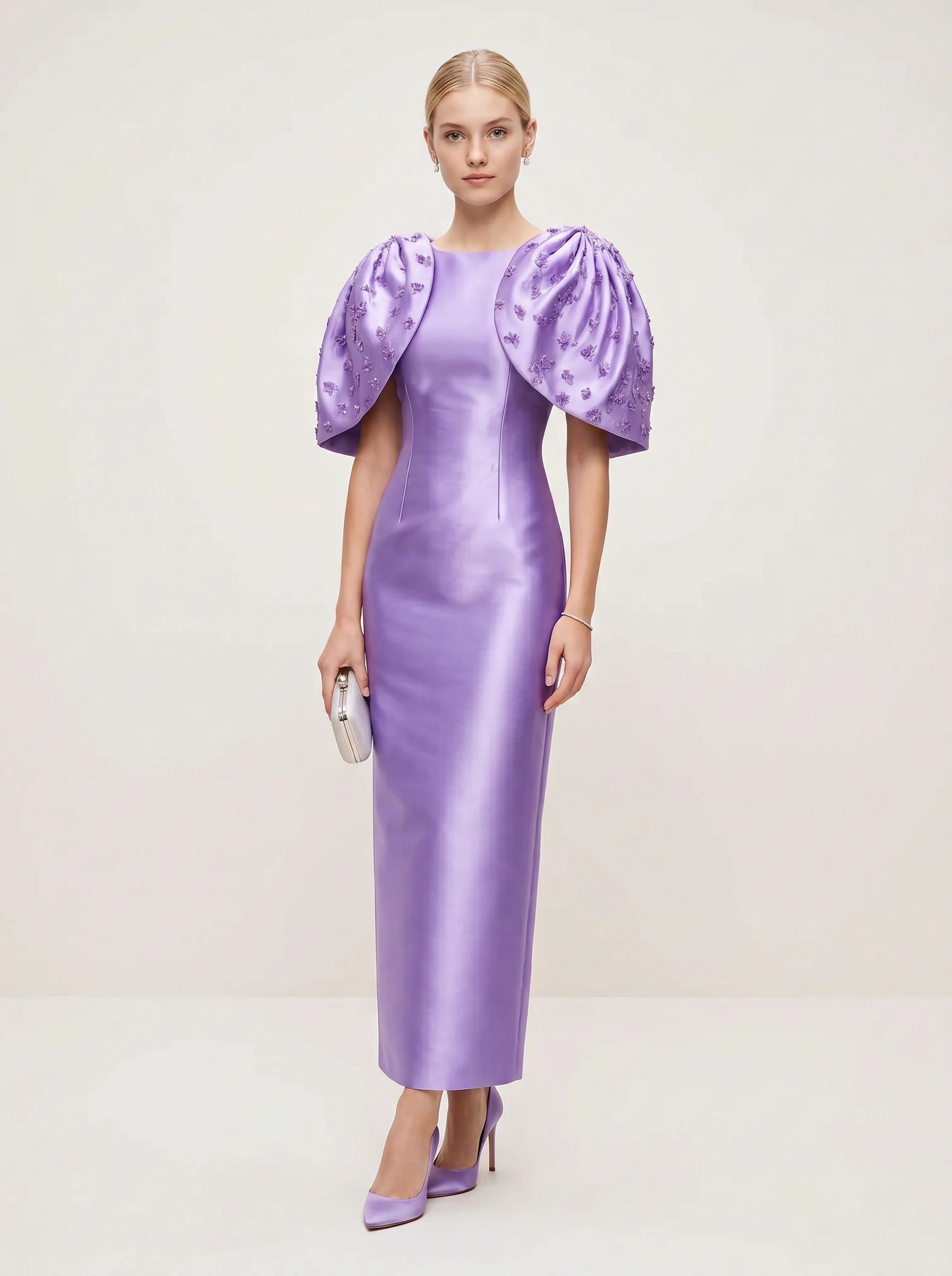 Silvas Dresses Purple Gown Dress - Image 3