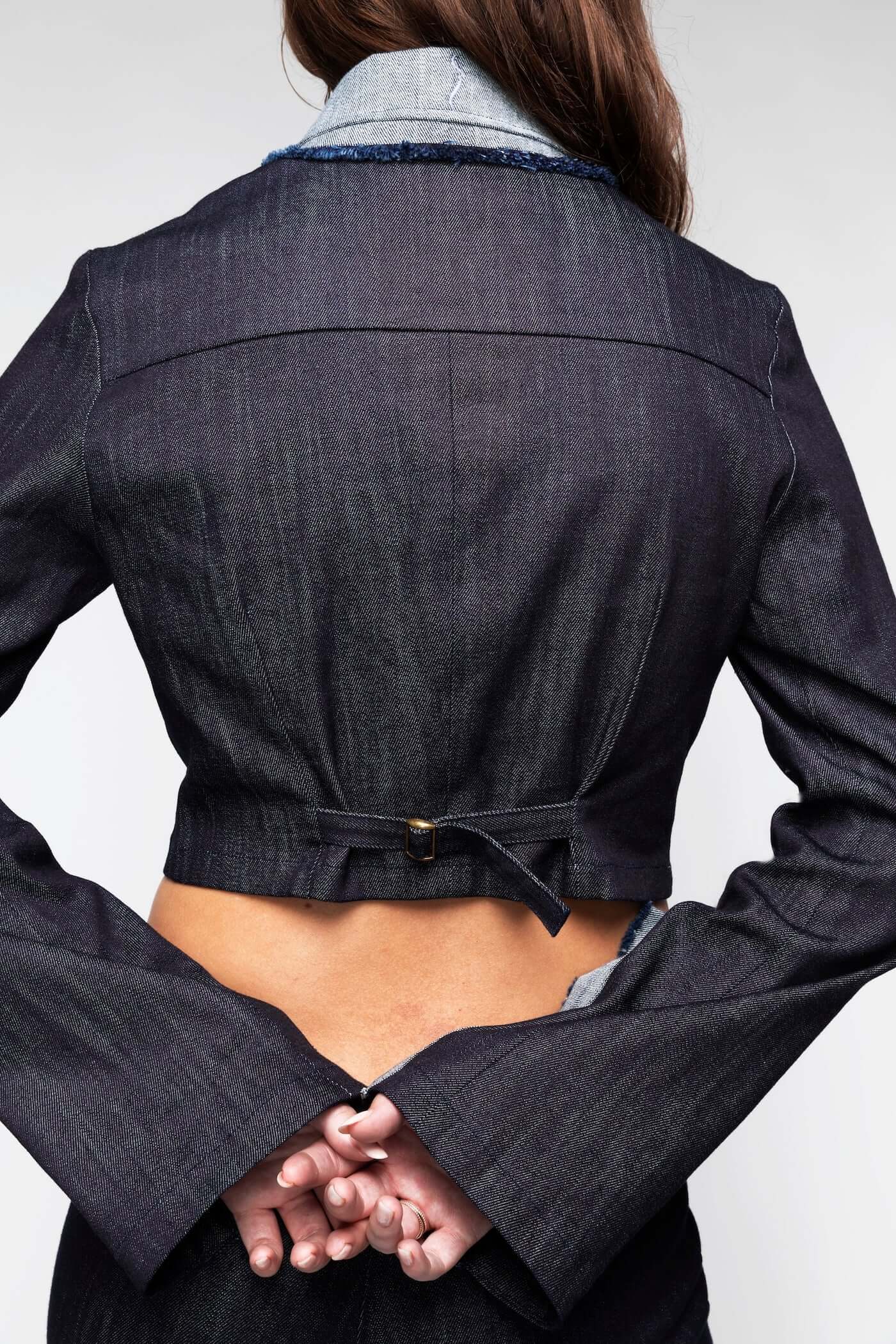 Back Bone Society Blue Denim Jacket/Blazer - Image 6