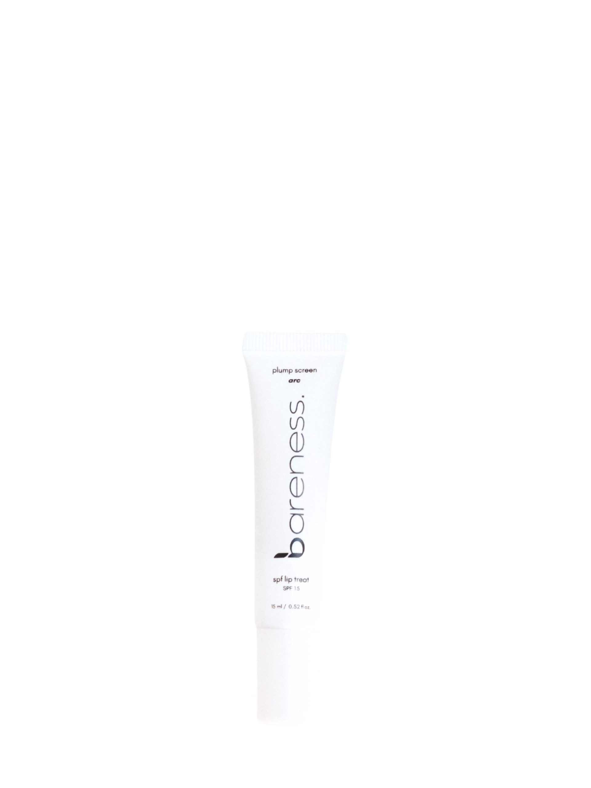 Bareness Skin Plump Screen SPF 15+ Hydrating Lip Treat In Clear