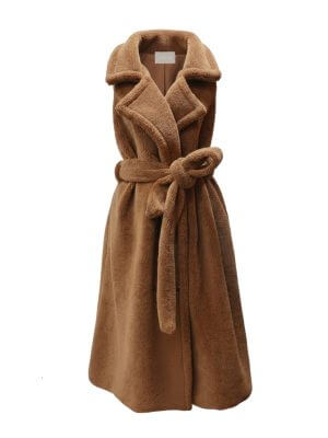 DCV Cashmere Brown Faux Fur Coat/Outerwear