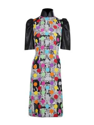 Sparkle Collection Black Knee Length Dress