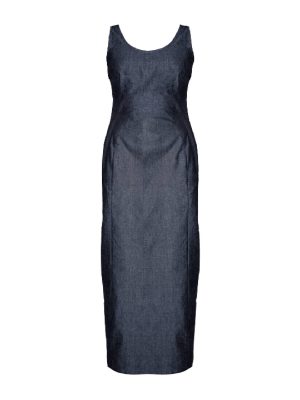 Back Bone Society Blue Casual Dress