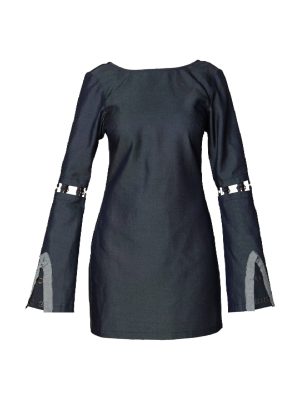 Back Bone Society Blue Casual Dress
