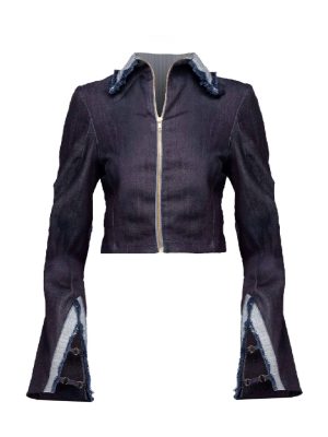 Back Bone Society Blue Denim Jacket/Blazer