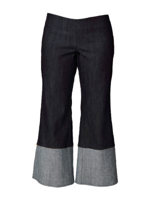 Back Bone Society Blue Cropped Pants