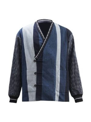 Sparkle Collection Blue Biker Jacket Jacket/Blazer