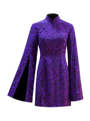 Sparkle Collection Purple Mini Dress