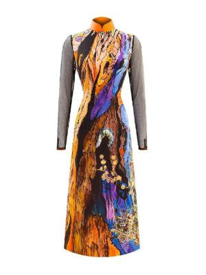 Sparkle Collection Multi-Color Midi Dress RAINBOW TREE