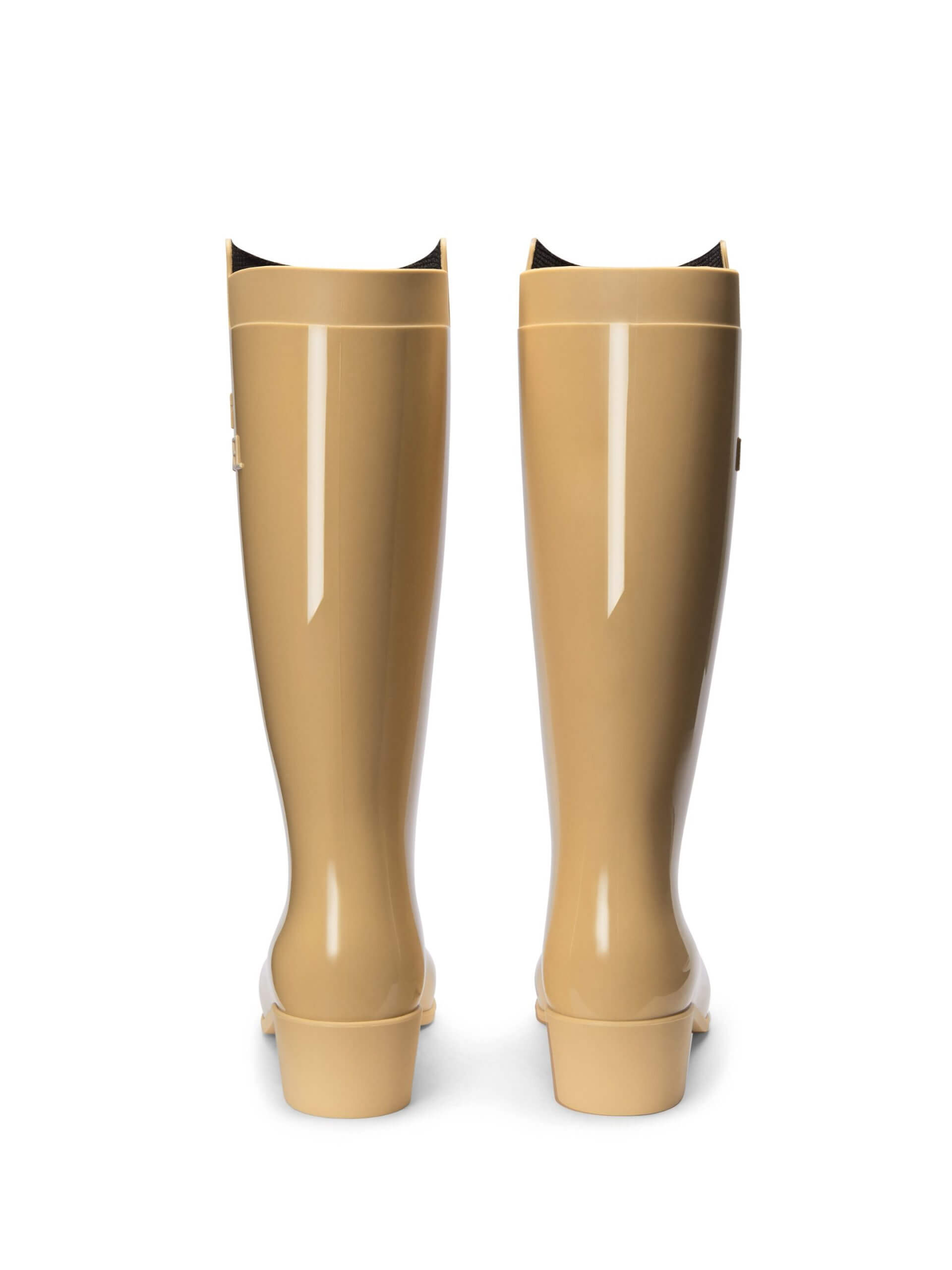 IZSEL Tan/Beige Knee High Boot - Image 3