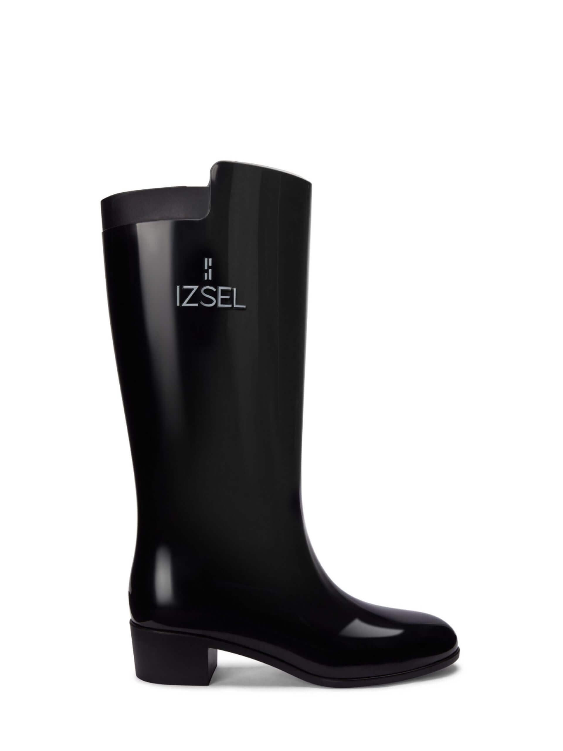IZSEL Black Knee High Boot