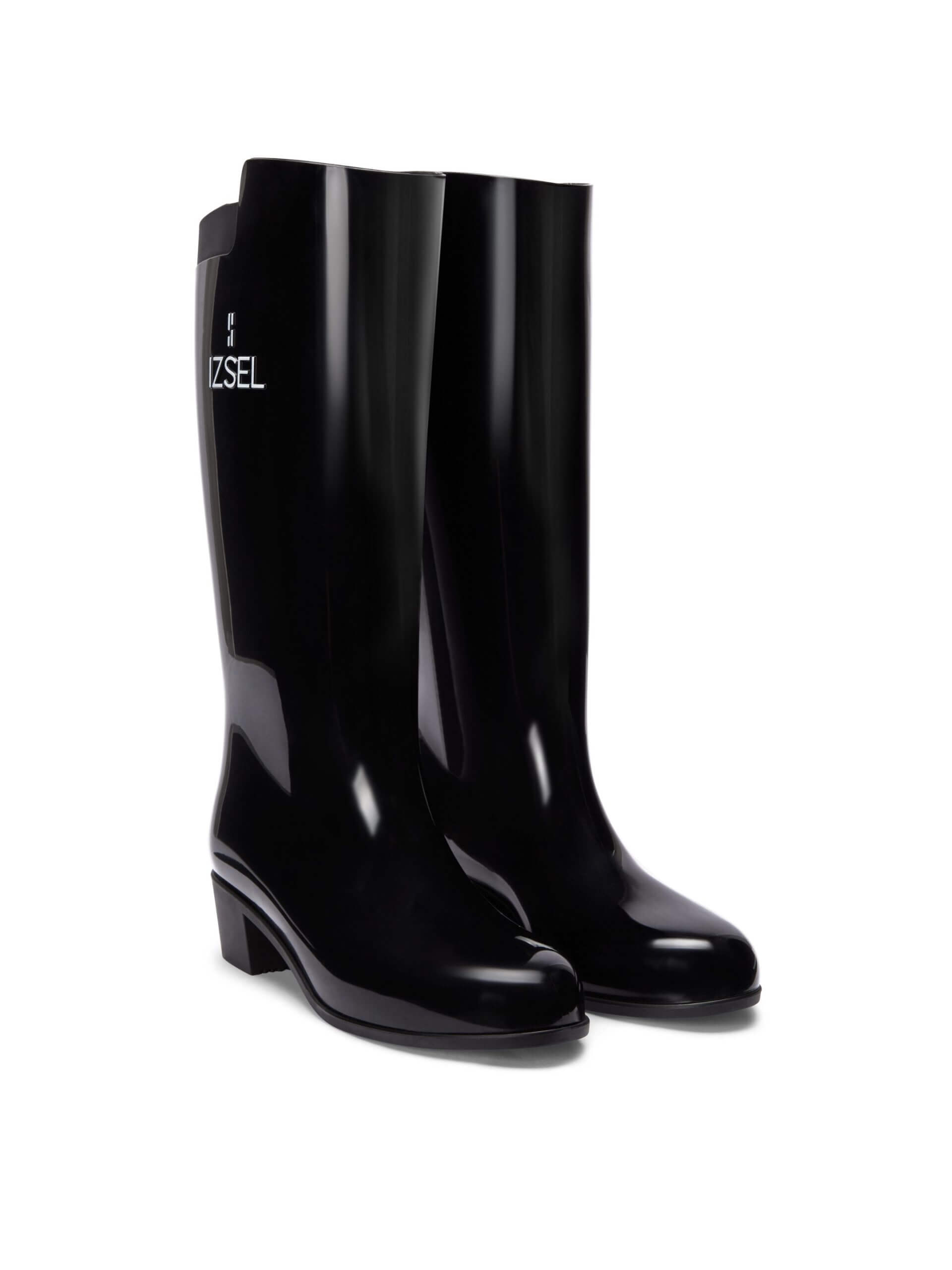 IZSEL Black Knee High Boot - Image 2