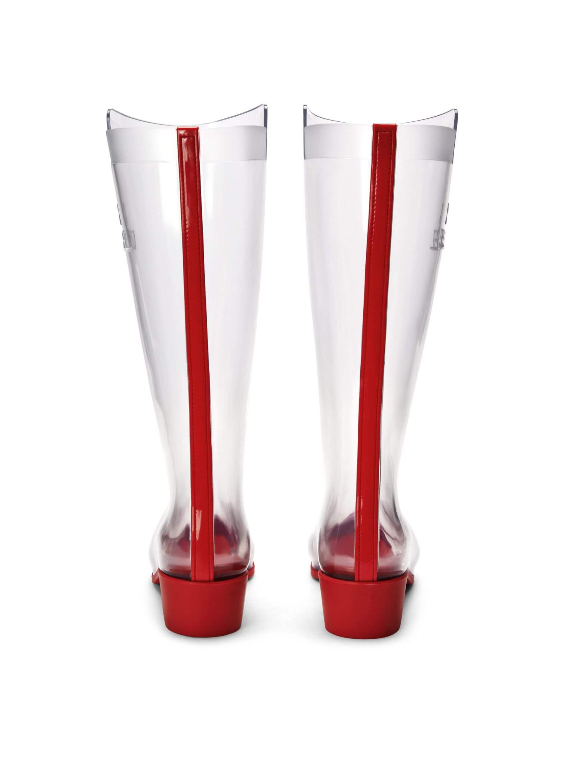 IZSEL Red Knee High Boot - Image 3