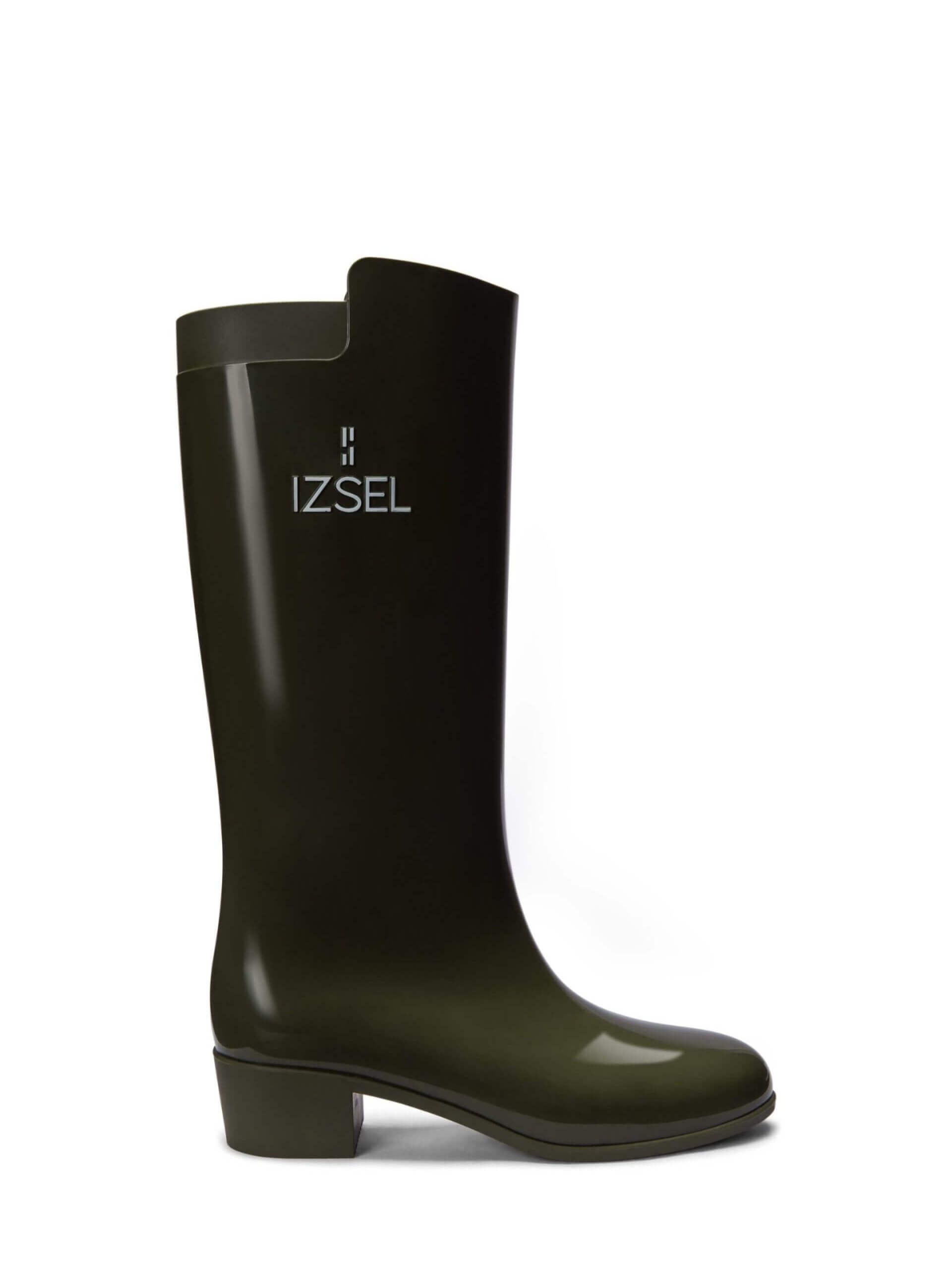 IZSEL Green Knee High Boot