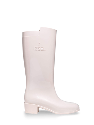 IZSEL Ivory/Cream Knee High Boot