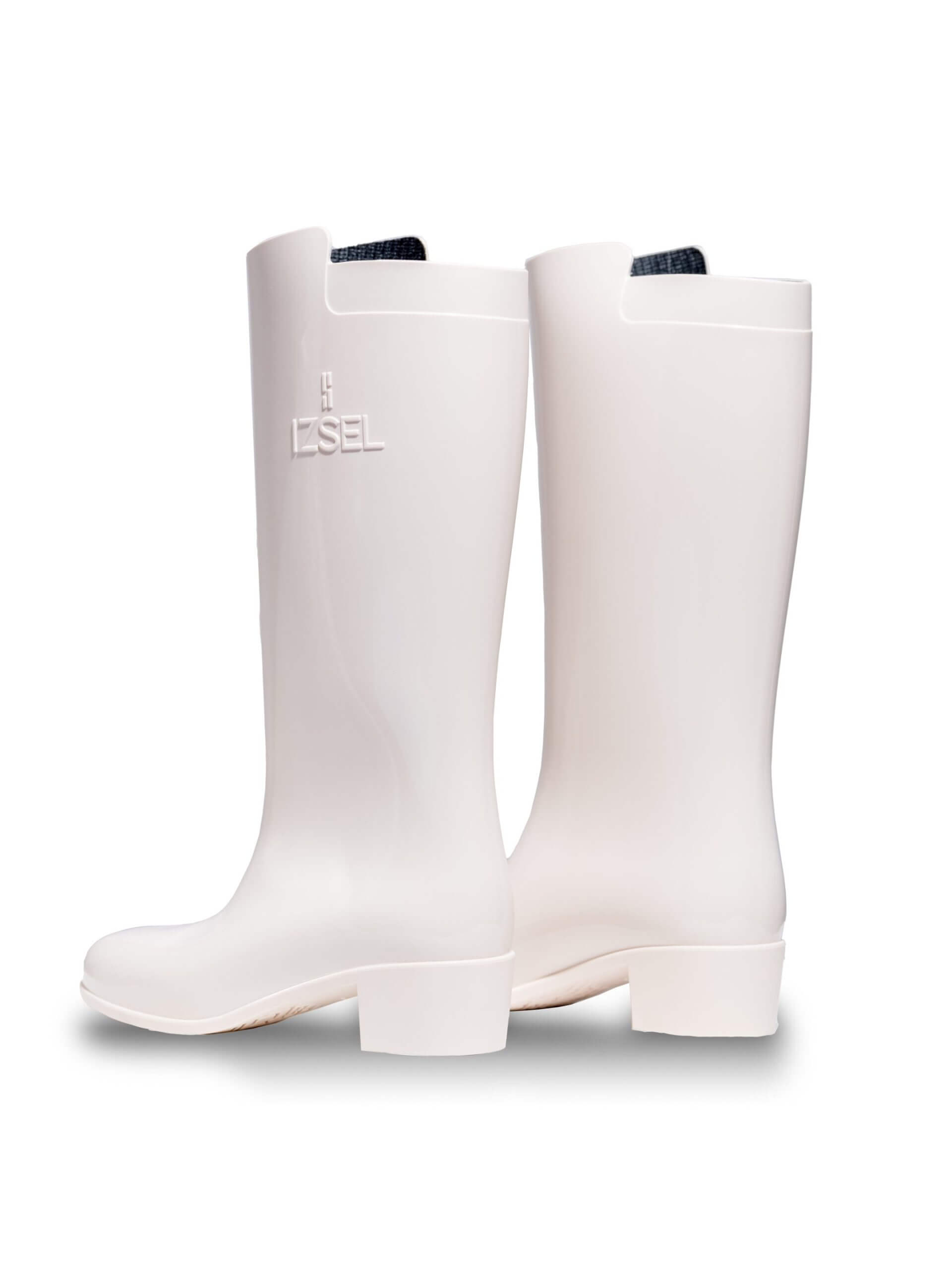 IZSEL Ivory/Cream Knee High Boot - Image 2