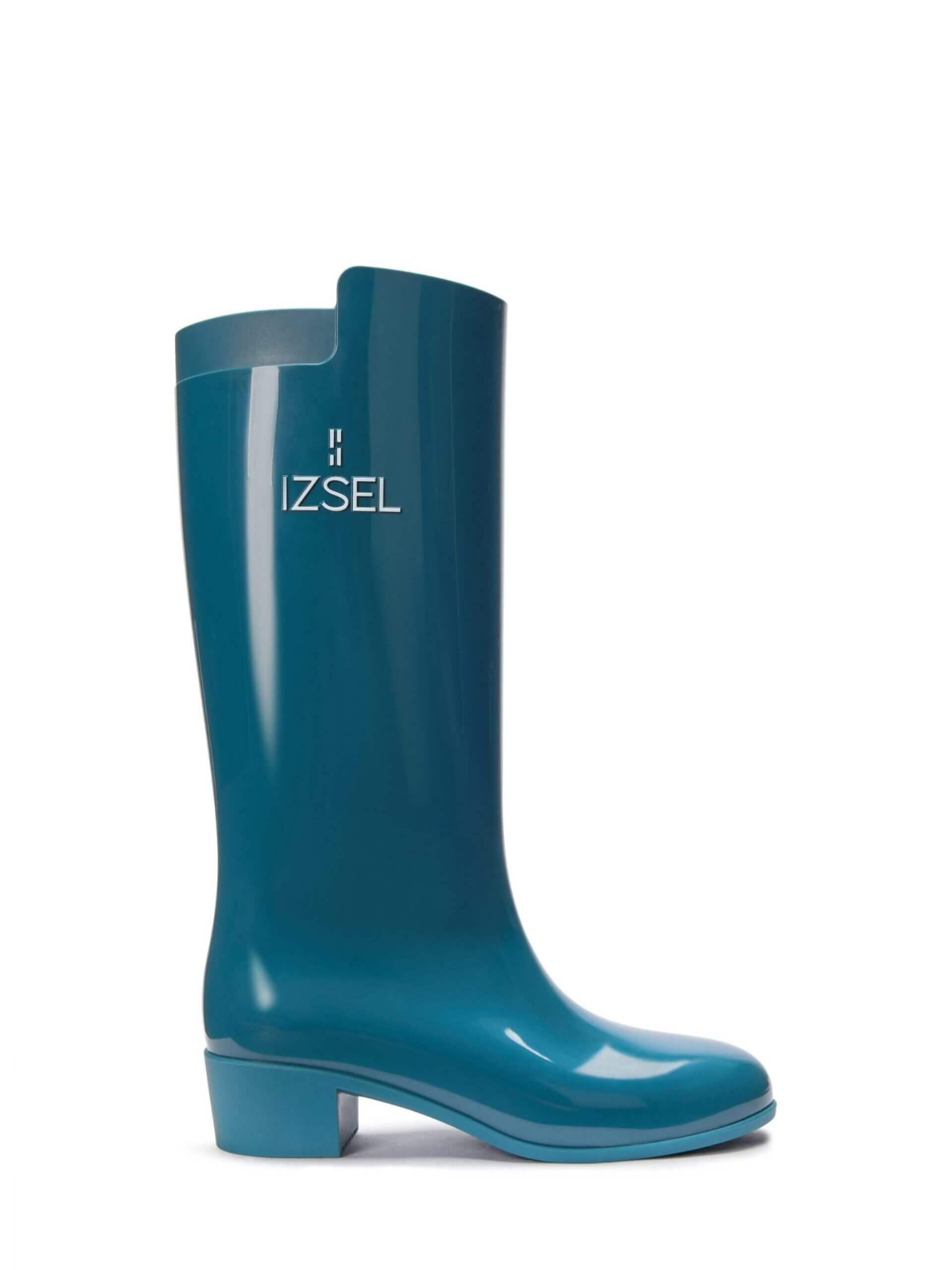 IZSEL Blue Knee High Boot