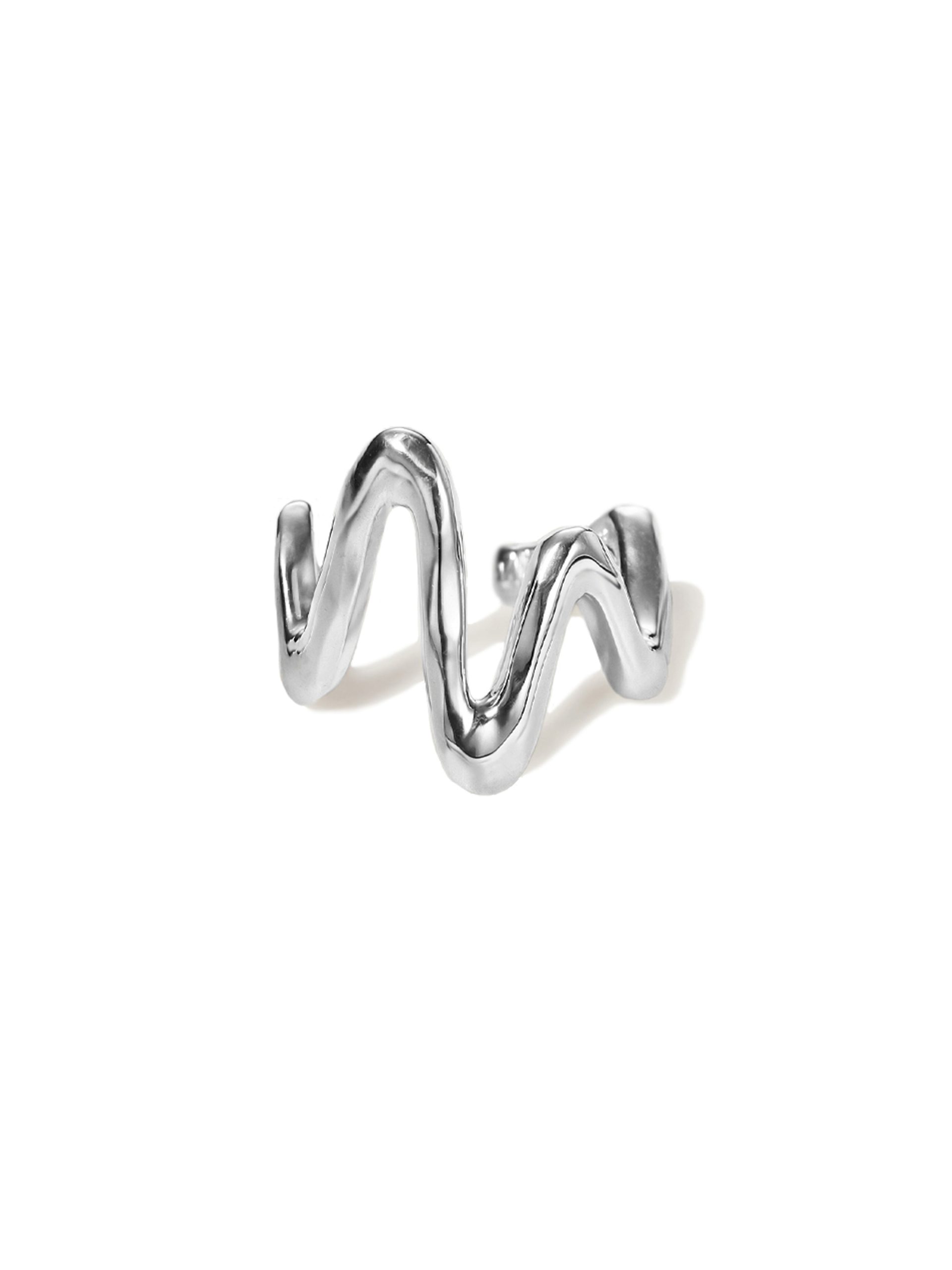 KAKERA Silver Ear Cuff