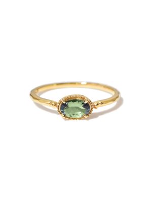 KAKERA Green Gold Ring