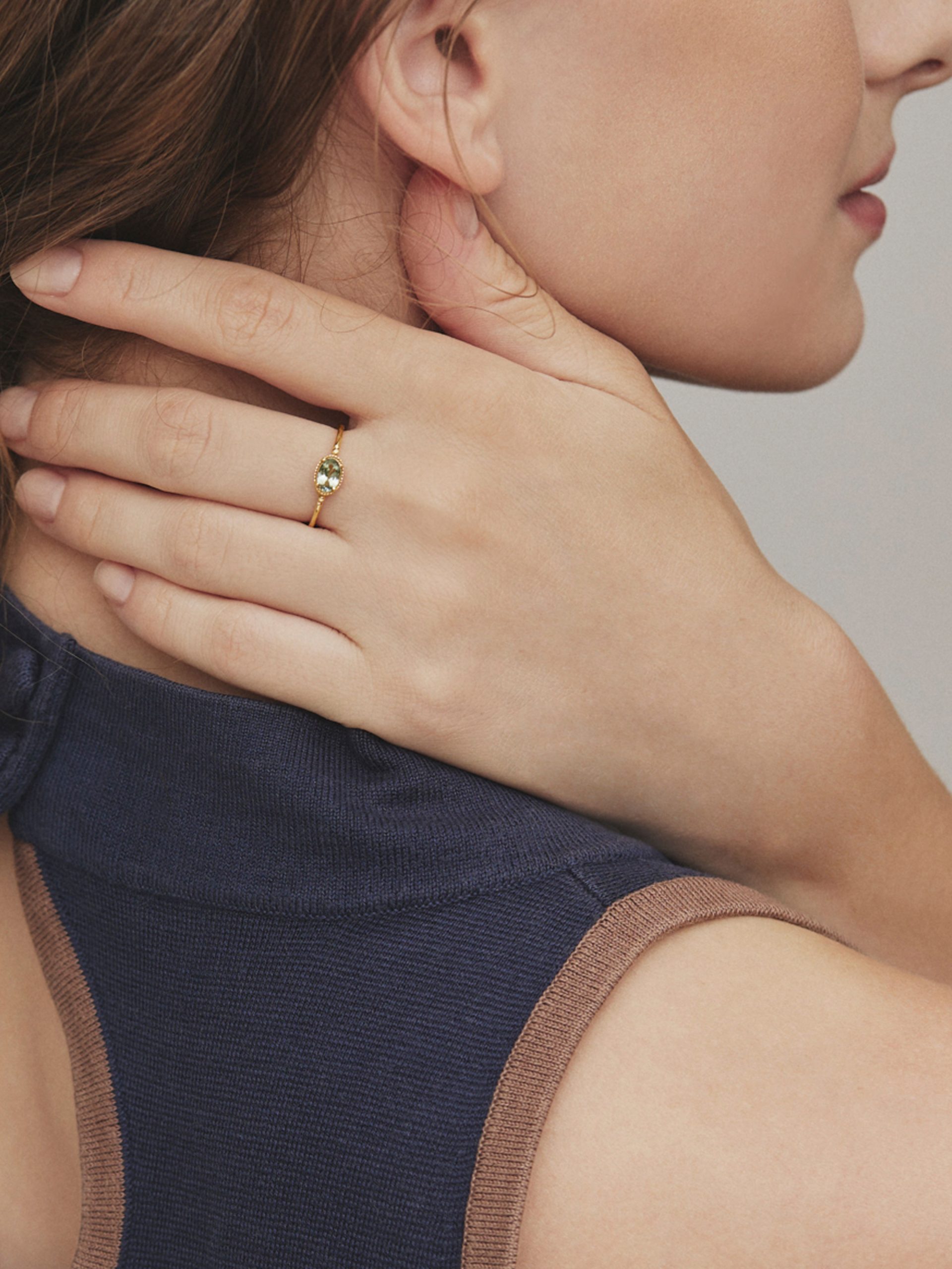 KAKERA Green Gold Ring - Image 3