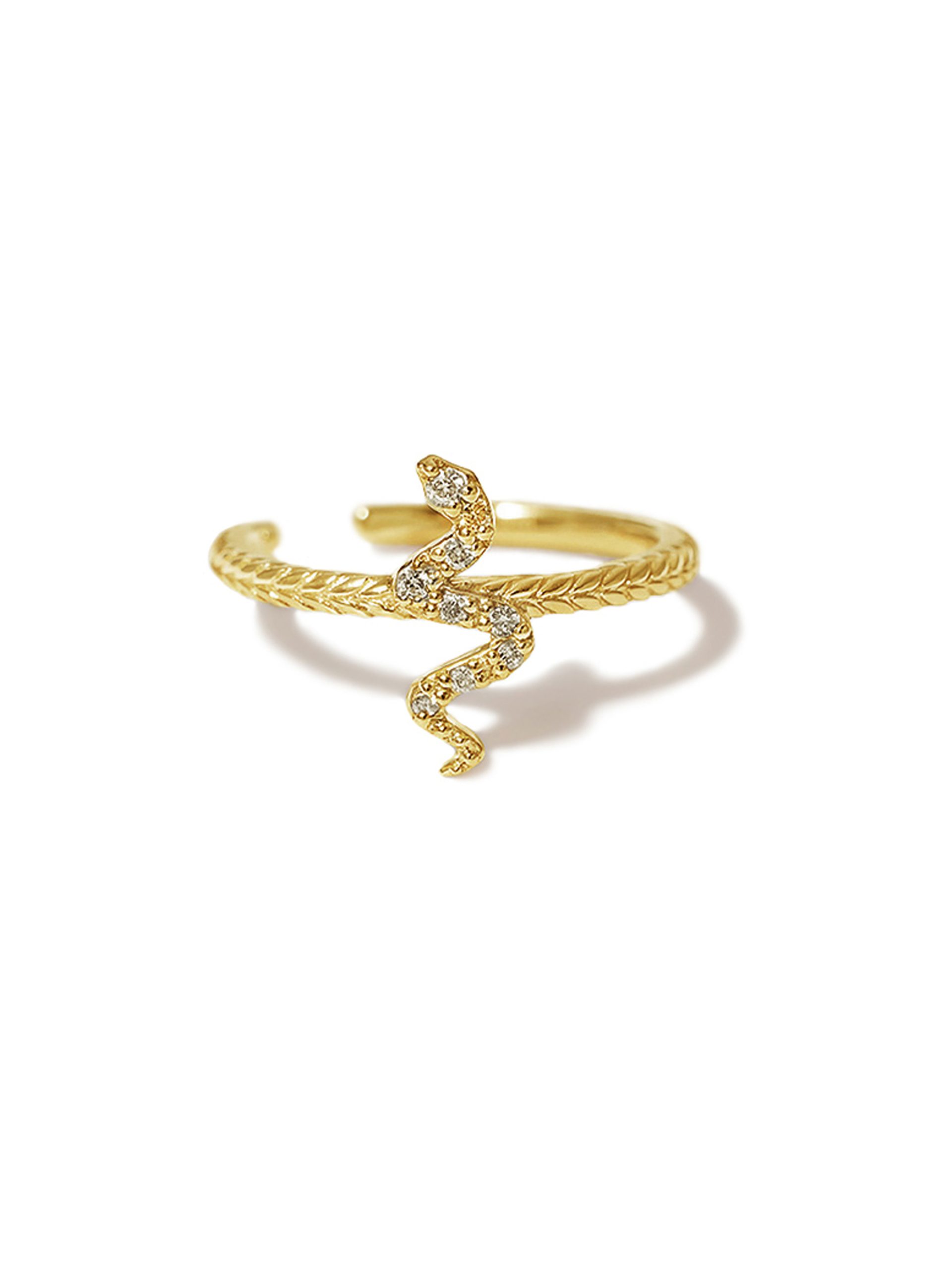KAKERA Gold Diamond Ear Cuff