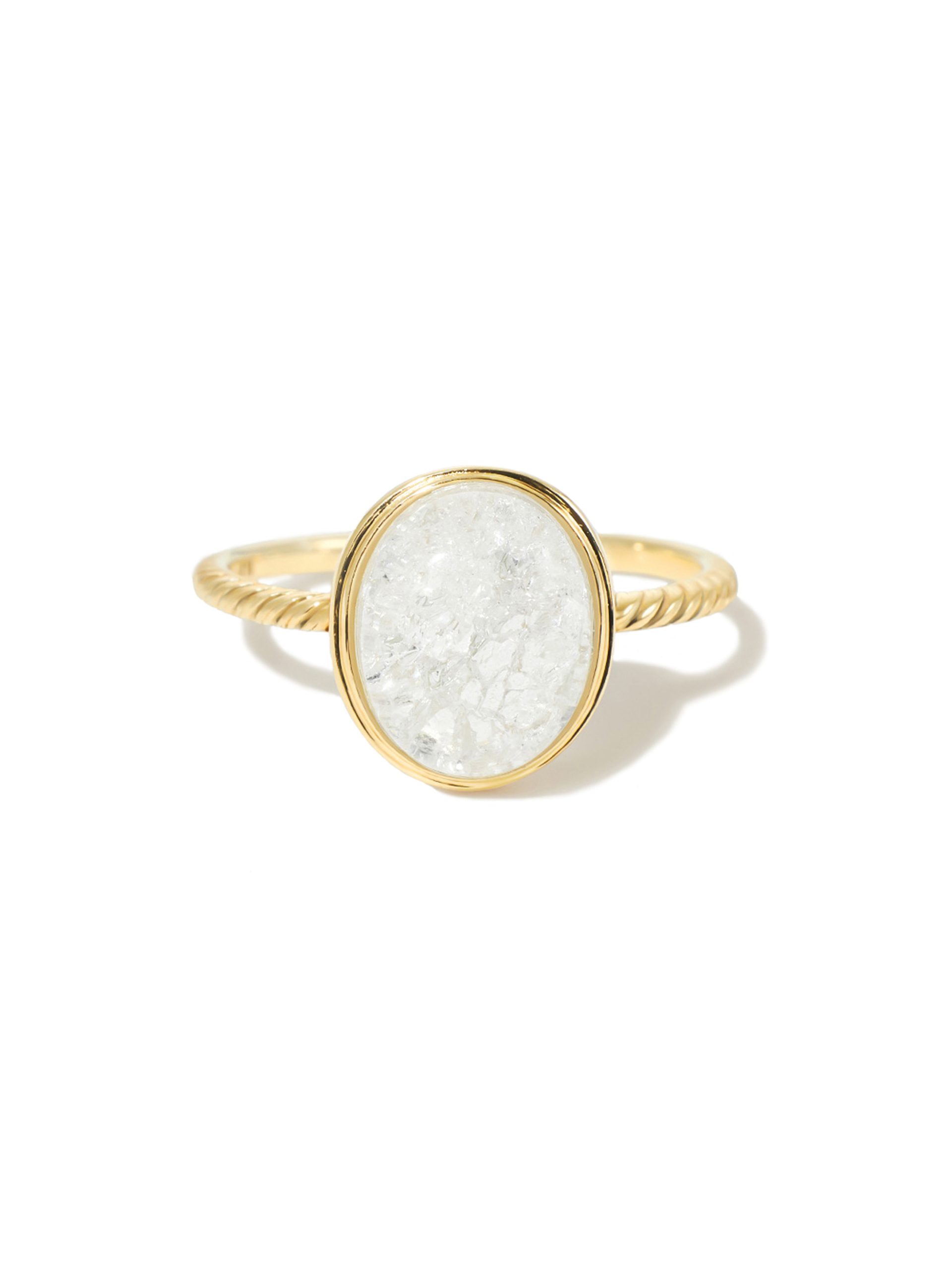 KAKERA Gold Crystal Ring