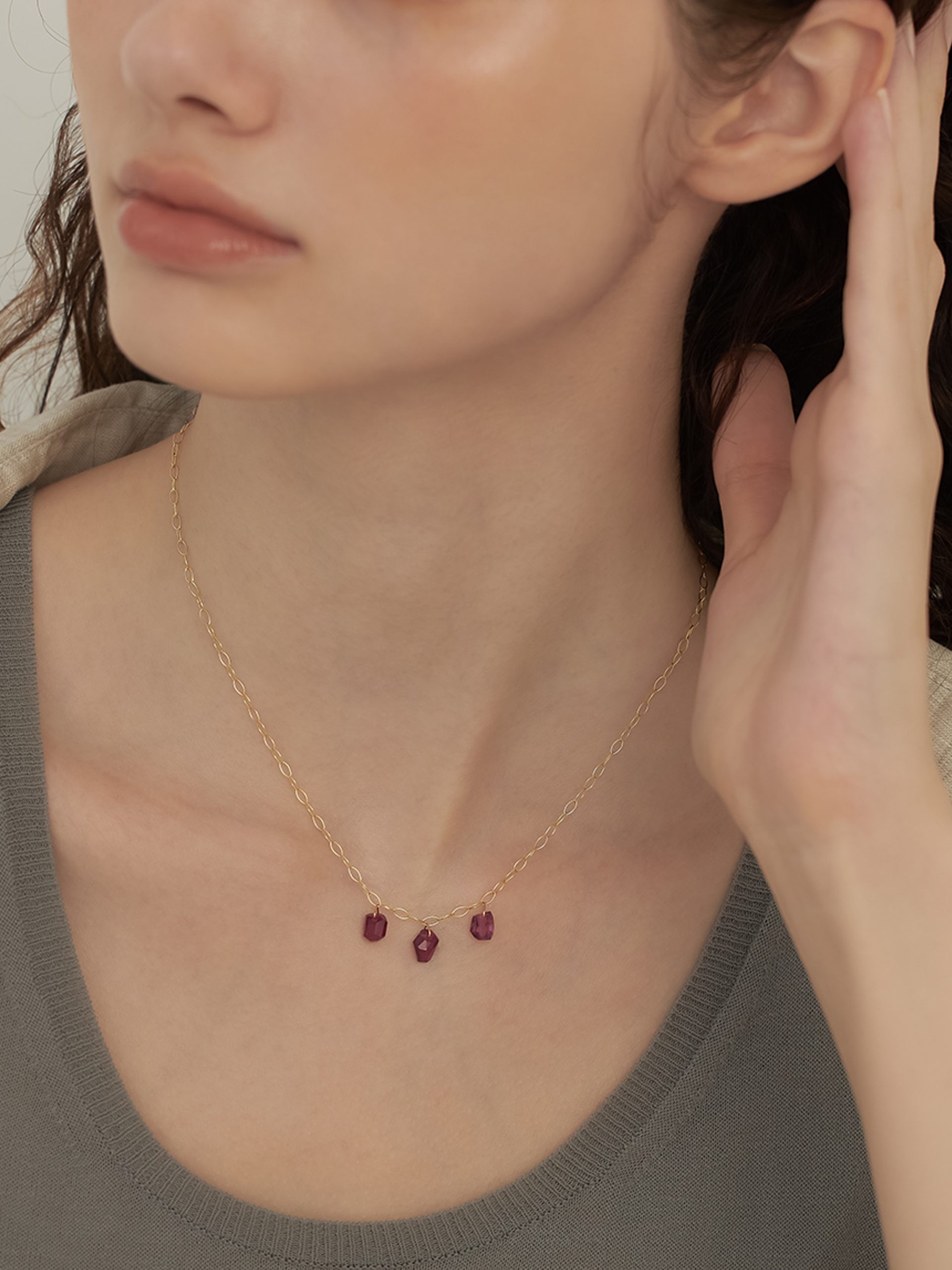 KAKERA Pink Tourmaline Necklace - Image 3