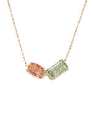 KAKERA Gold Aquamarine Necklace