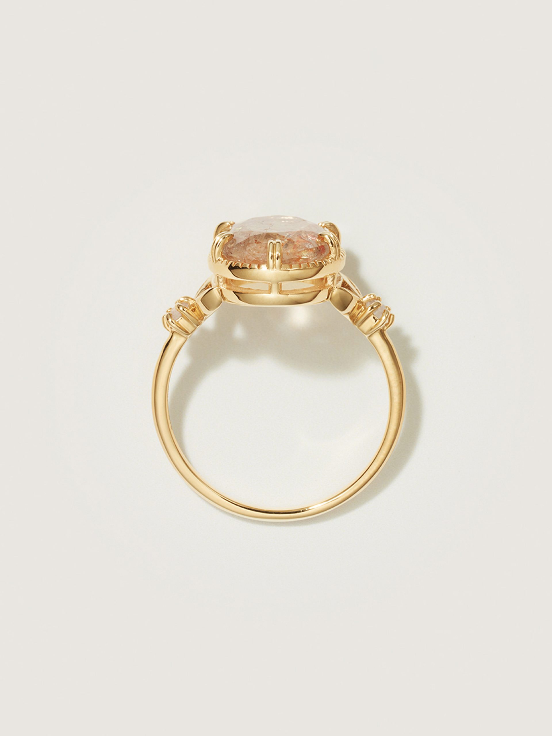 KAKERA Gold Sunstone Ring - Image 2
