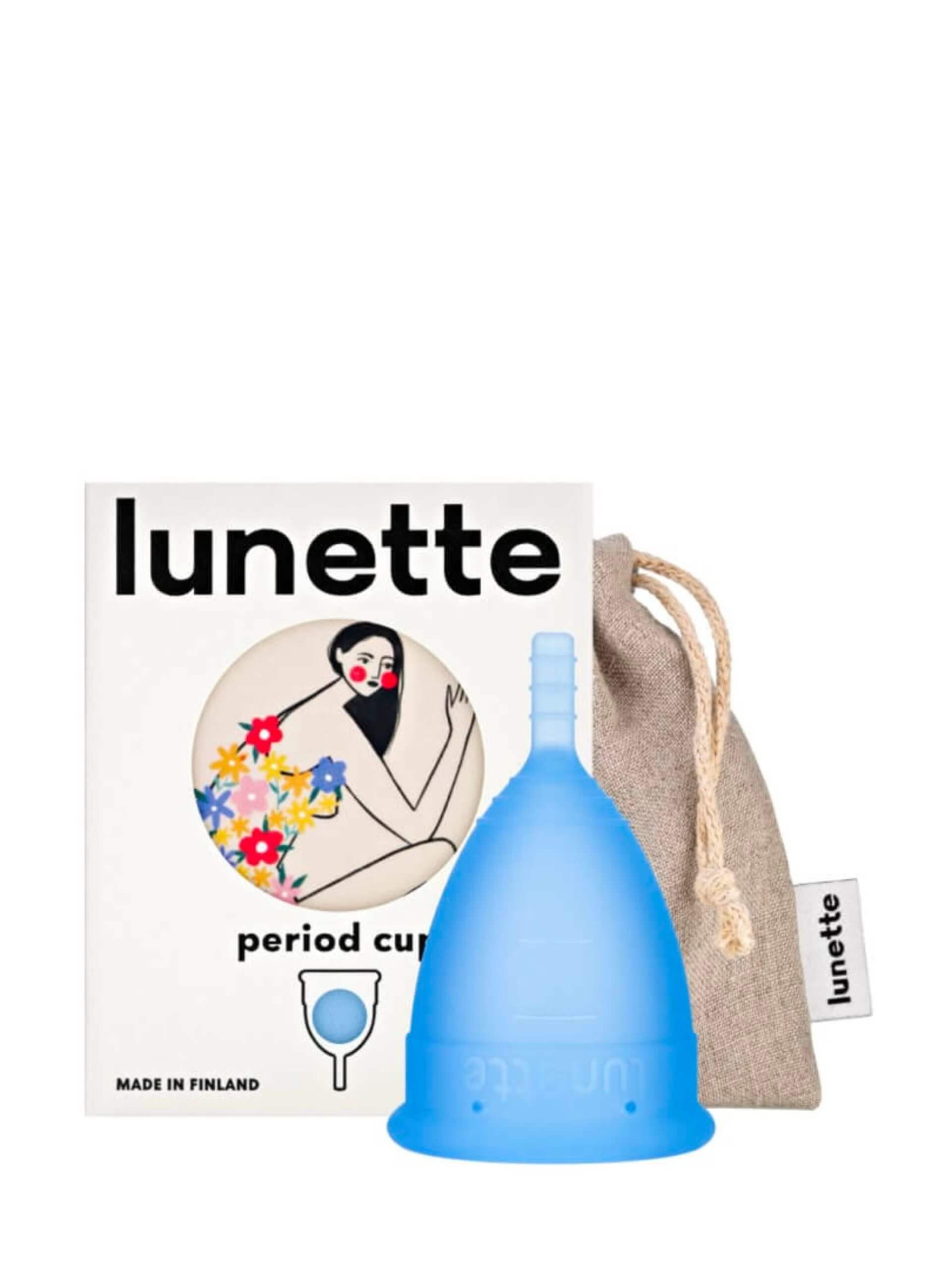 Lunette Period Cup Blue Size 2, Reuse For 10 Years