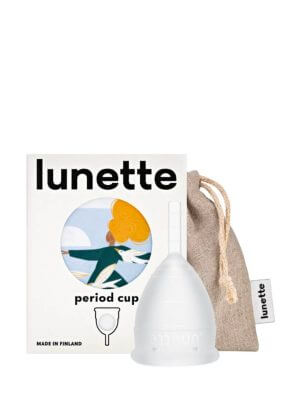 Lunette Period Cup Clear Size 1, Reuse For 10 Years