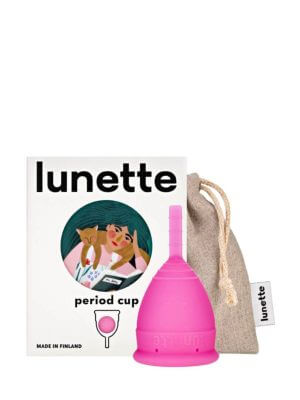 Lunette Period Cup Pink Size 1, Reuse For 10 Years