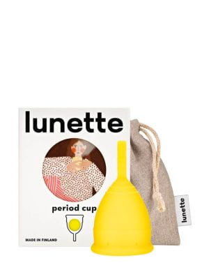 Lunette Period Cup Yellow Size 1, Reuse For 10 Years