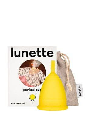 Lunette Period Cup Yellow Size 2, Reuse For 10 Years