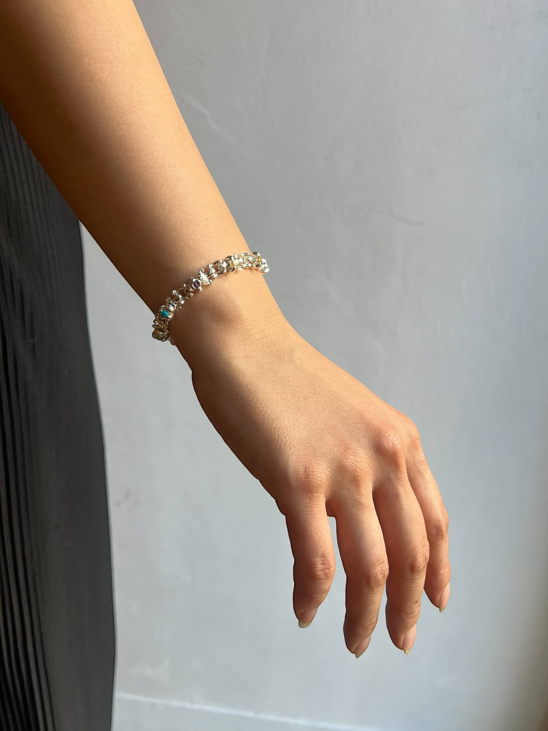 PALA Multi-Color Silver Bracelet - Image 2