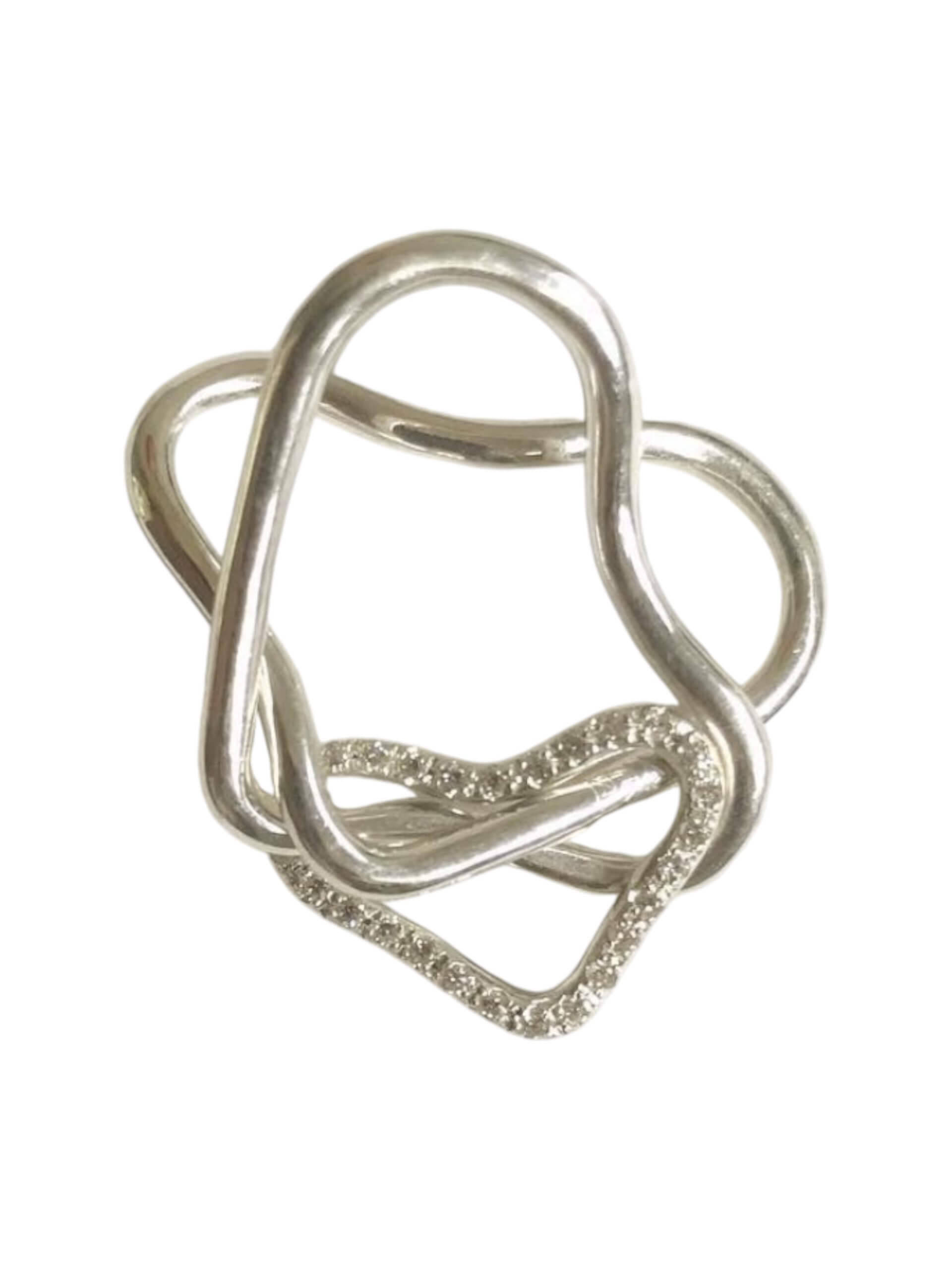 PALA Silver Diamond Rolling Ring - Image 4