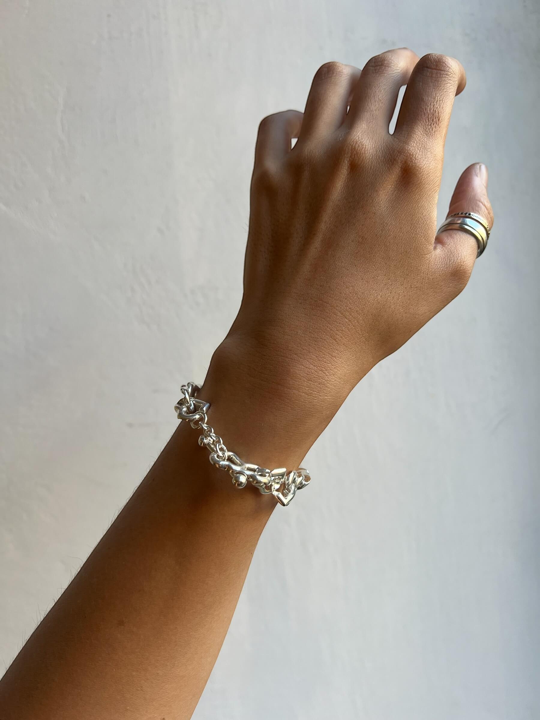 PALA Silver Heart Bracelet - Image 6