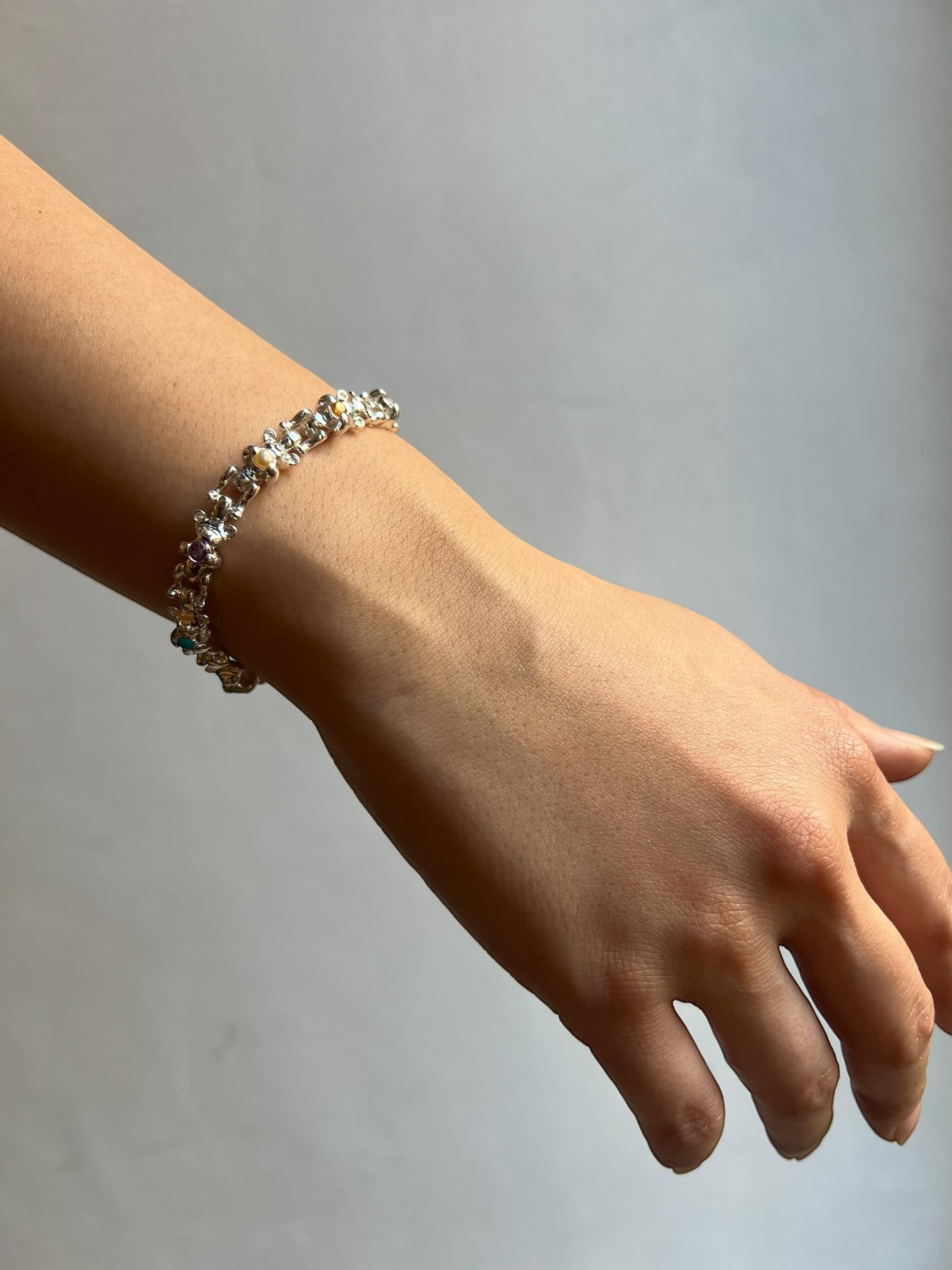 PALA Multi-Color Silver Bracelet - Image 3