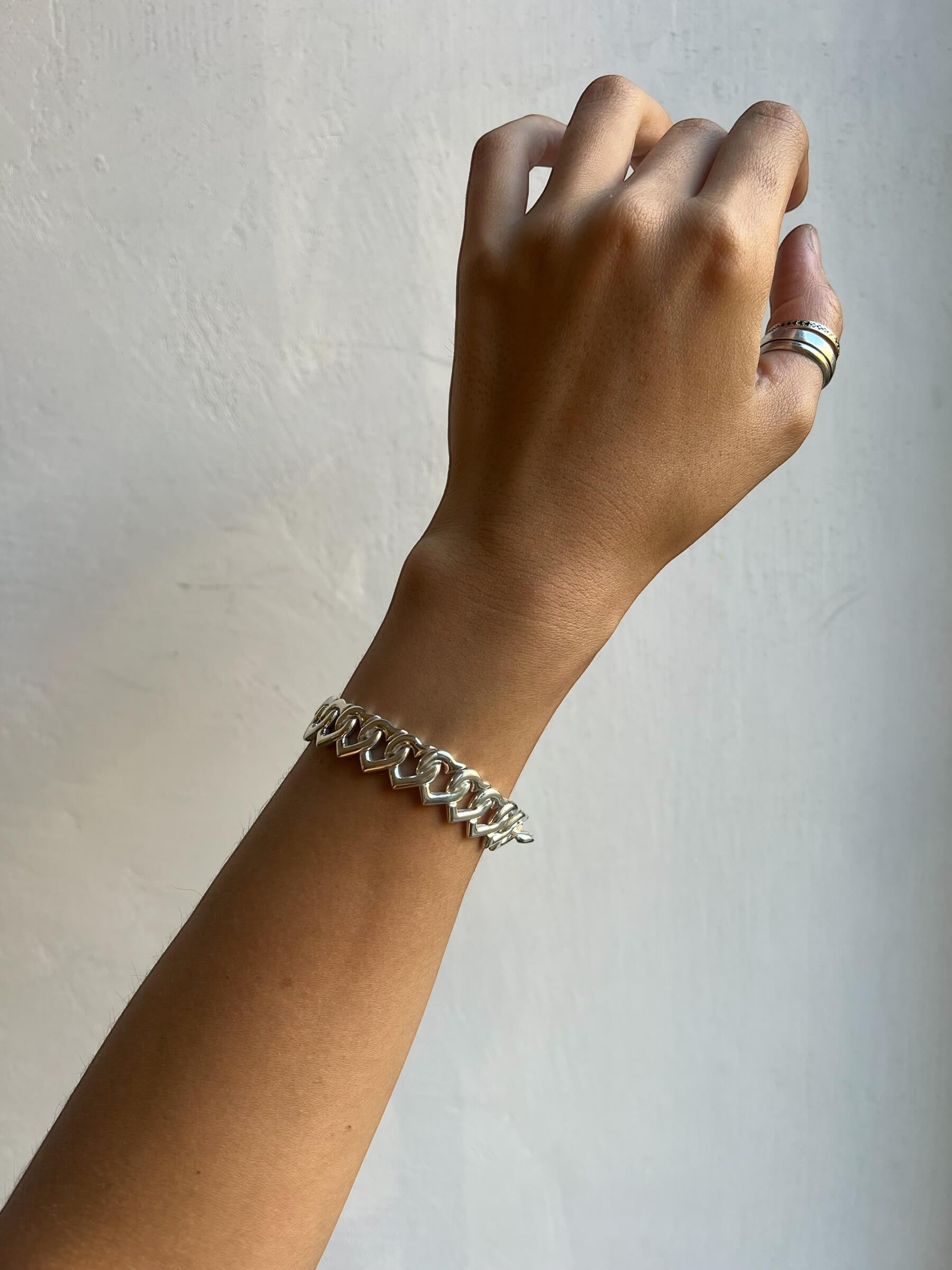 PALA Silver Heart Bracelet - Image 3