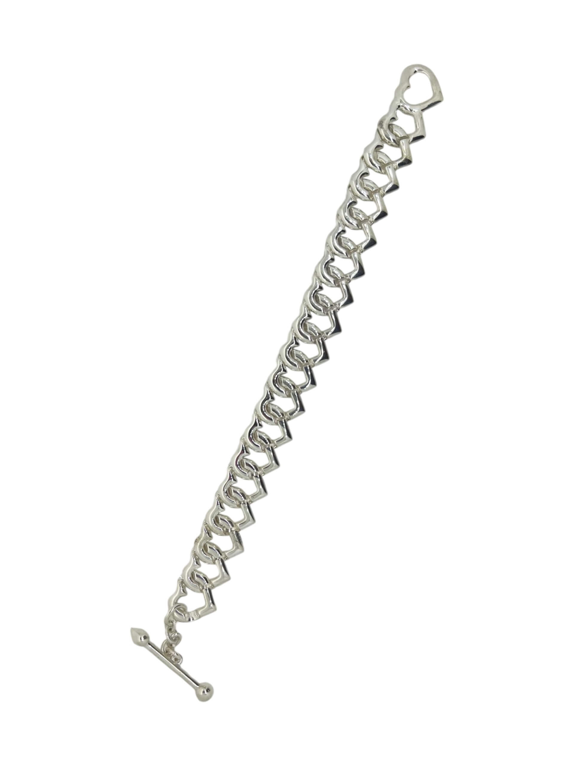 PALA Silver Heart Bracelet - Image 2