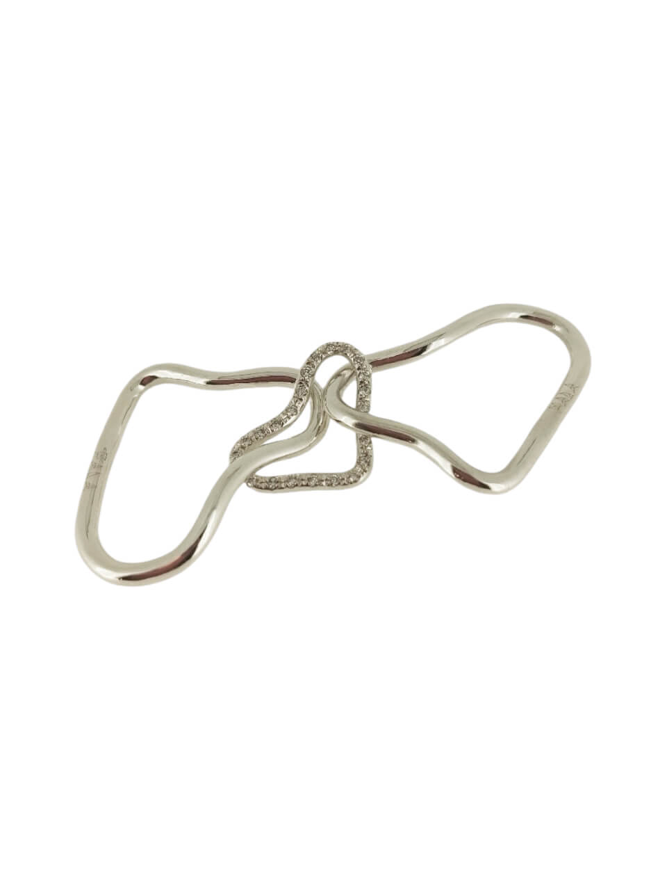 PALA Silver Diamond Rolling Ring - Image 2