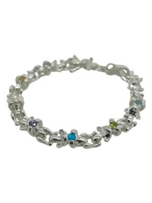 PALA Multi-Color Silver Bracelet