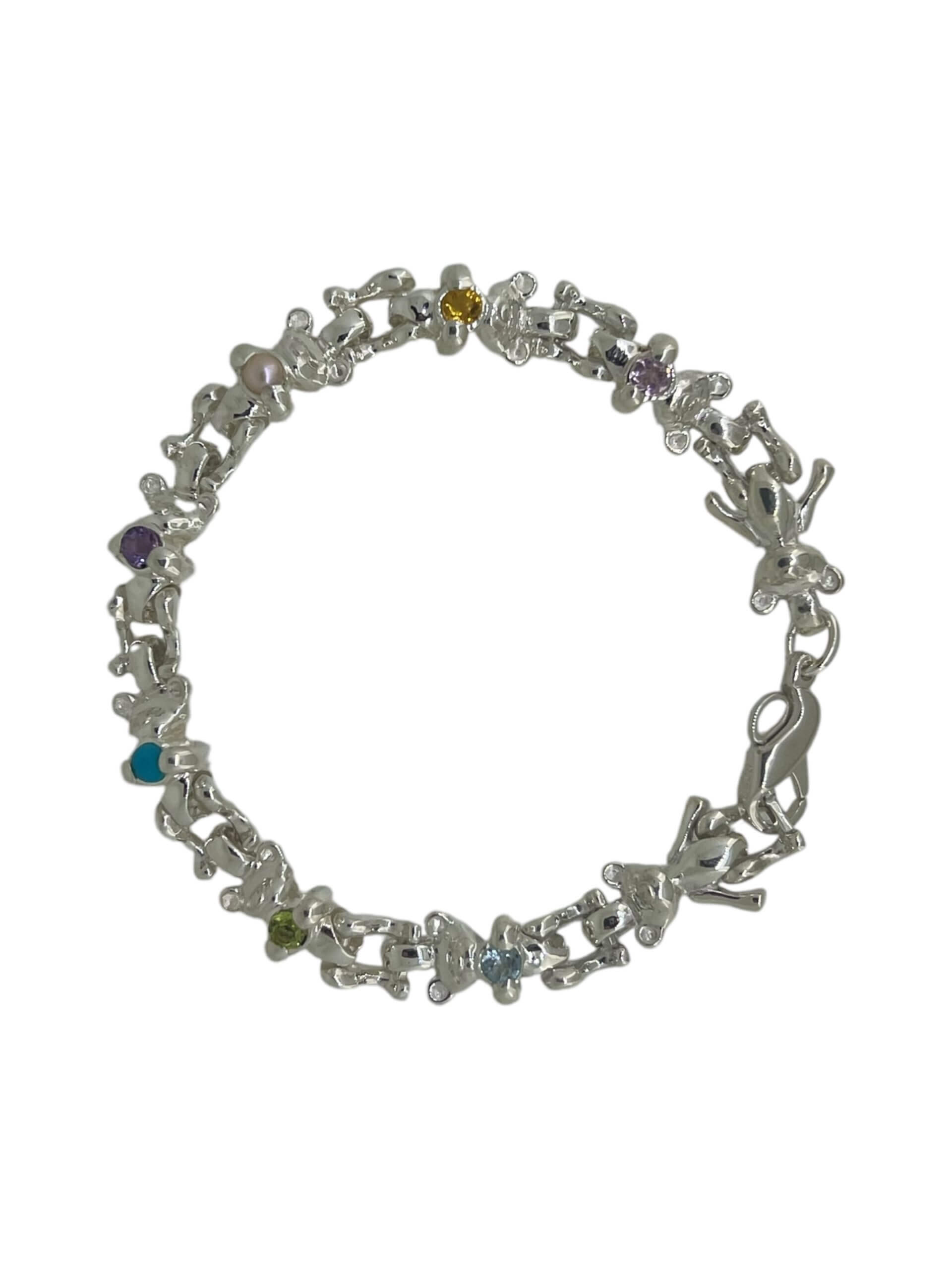 PALA Multi-Color Silver Bracelet - Image 6