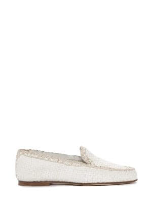 PONS QUINTANA Ivory/Cream Loafers Flat