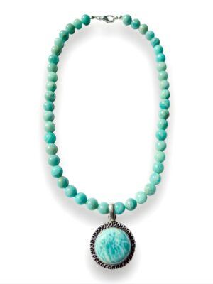 Perry Bijoux Blue Amazonite Necklace