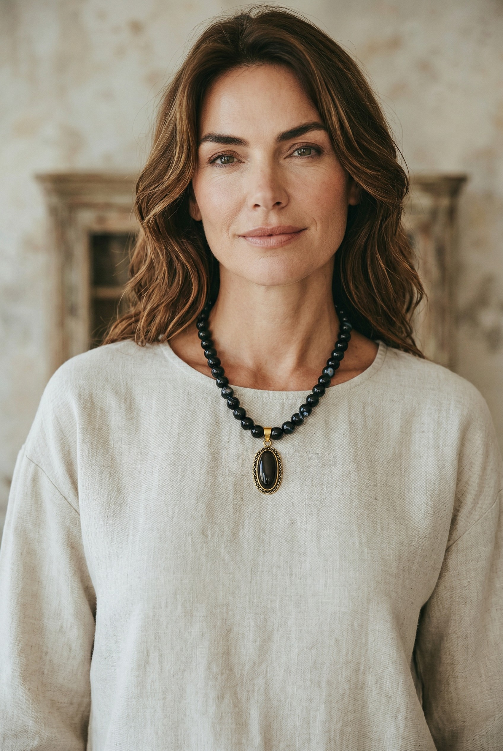 Perry Bijoux Black Onyx Necklace - Image 2