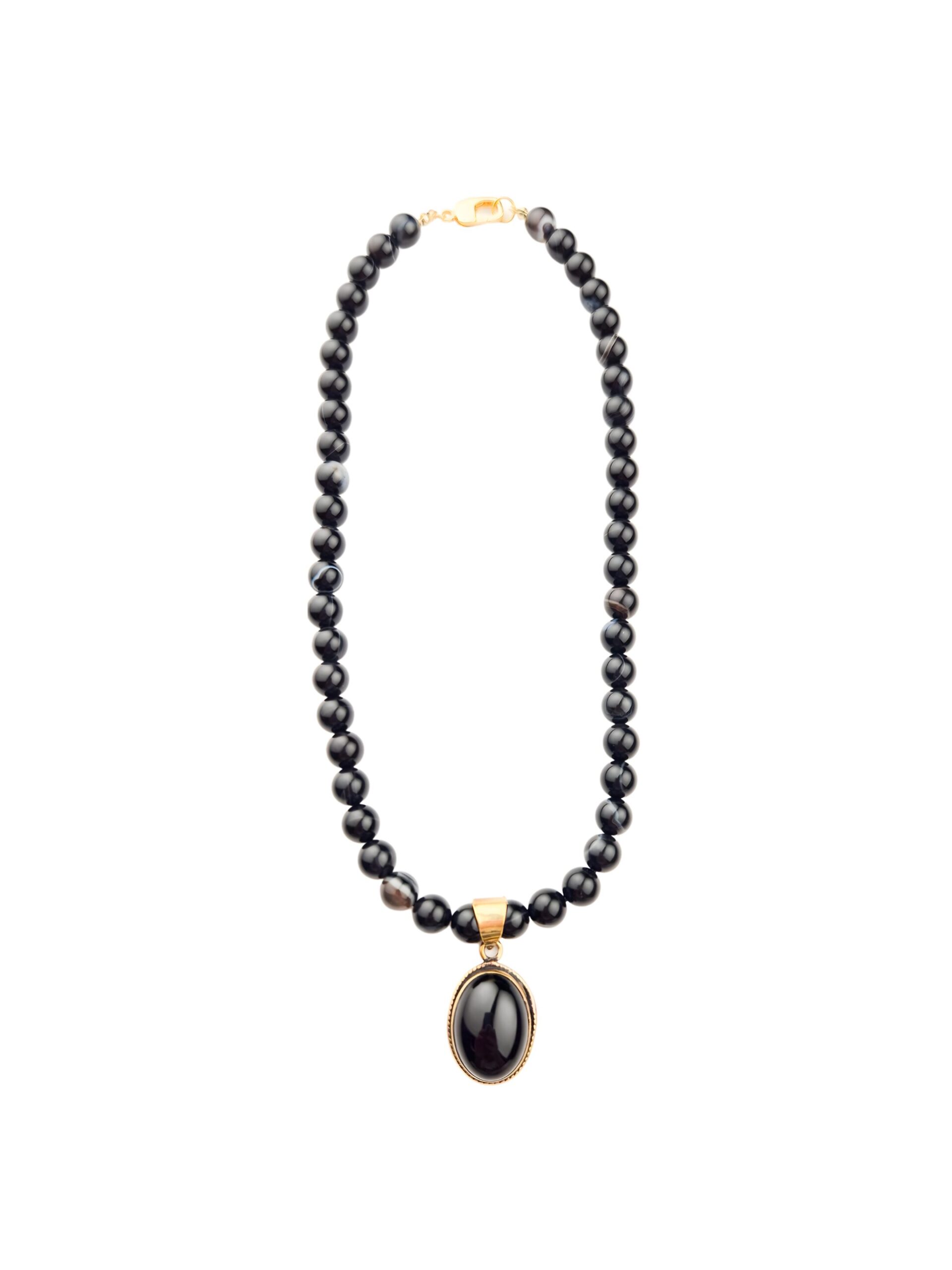 Perry Bijoux Black Onyx Necklace - Image 3
