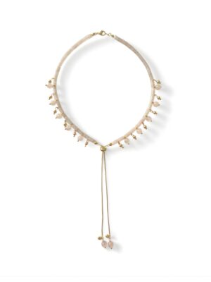 Perry Bijoux Rose Quartz Boho Necklace